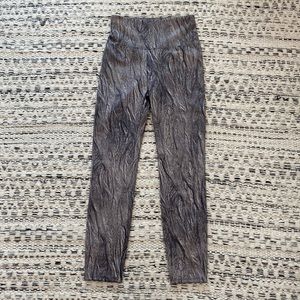 Soulgani Active Camo  Patterened Brown Leggings xxs